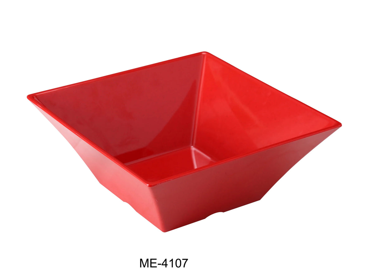 Yanco Mexico 7 1/2" X 3 1/2"H Square Bowl 2 QT