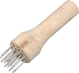 uxcell Stainless Steel Meat Tenderizer, Meat Mallet Needle Nails Kitchen Tools with Wooden Handle for Tenderizing Meats Steak Fish Chicken, White