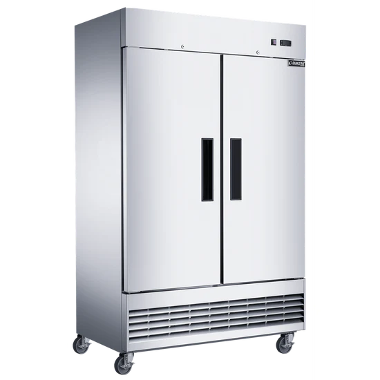 Dukers D47ER Compact 2-Door Commercial Refrigerator in Stainless Steel (Free Shipping) (Add to cart for discount)