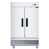 Dukers D47ER Compact 2-Door Commercial Refrigerator in Stainless Steel (Free Shipping) (Add to cart for discount)
