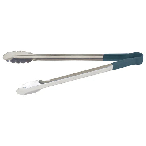 Heavy-Duty Heat Resistant Utility Tongs: Ideal for Commercial Kitchens