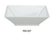 Yanco Rome-Black 6" X 1 3/4"H Deep Square Plate 14 Oz Black 