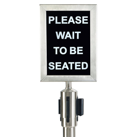 Stanchion Top Sign Frame