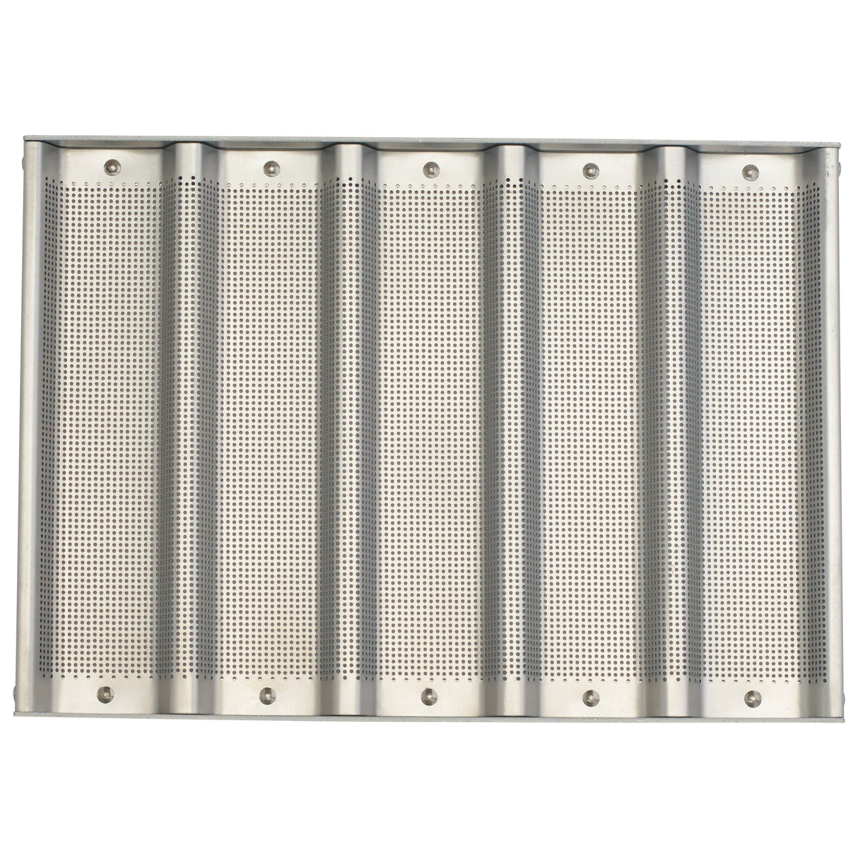 6-Channel Perforated Non-Stick Baguette Pan