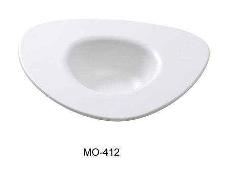 Yanco Moderne 12" X 10 1/2" X 2 1/2" Dessert Plate 14 Oz