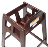 Wooden High Chair, Assembled