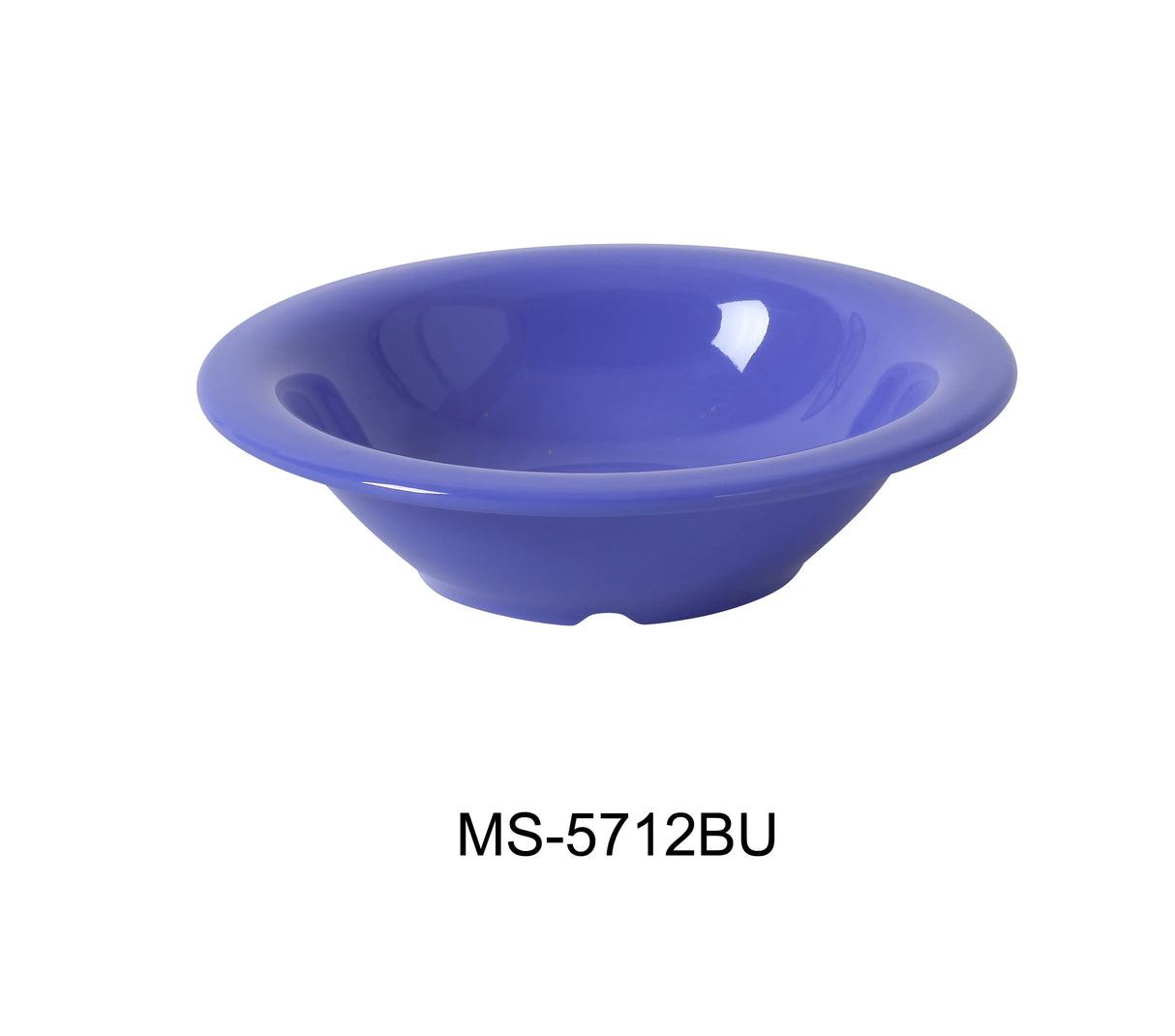 Yanco MILE STONE  7 1/2" X 1 3/4"H SOUP BOWL - 12 OZ BLUE