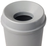 Round Trash Can Lid, Gray