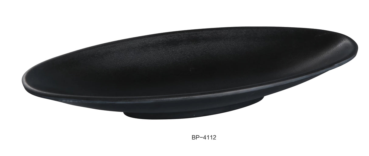 Yanco BLACK PEARL 12" X 4 1/2" X 2" DEEP BOAT PLATE