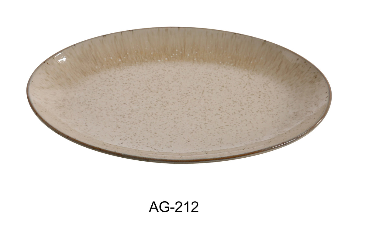 Yanco AG-212 12" X 8 1/4" COUPE PLATTER