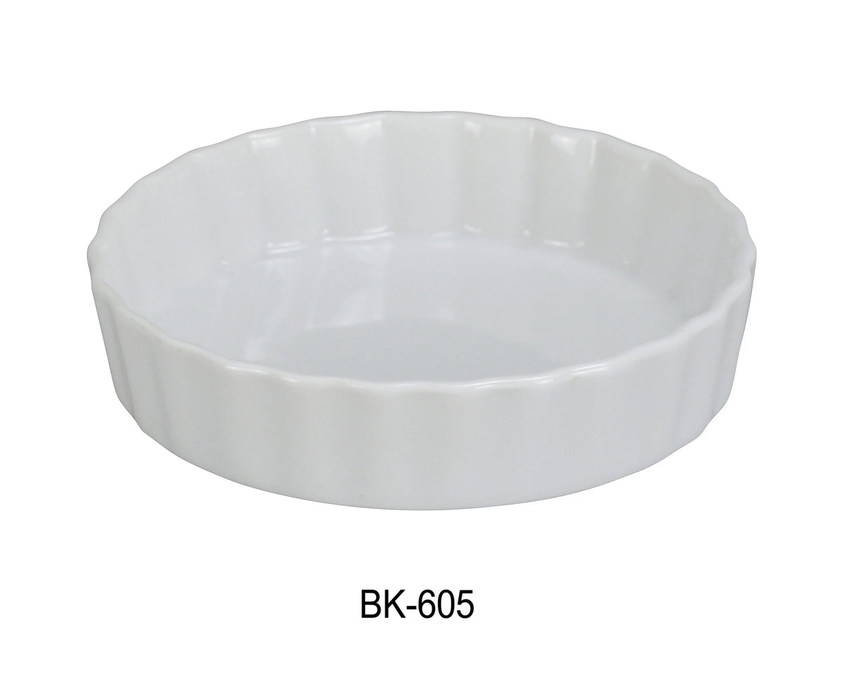 Yanco BK-605 5" QUICHE DISH 5.5 OZ