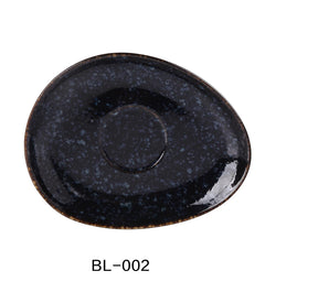 Yanco Blue Star 6" X 4 3/4" X 3/4" Saucer