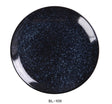 Yanco Blue Star 9 1/8" X 1" Coupe Shape Round Plate