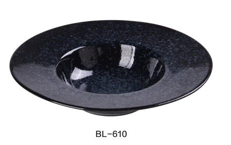 Yanco Blue Star 9 1/2" X 5 1/8" X 2 1/8" Dessert Plate 10 Oz