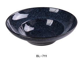 Yanco Blue Star 11 1/8" X7"X 3 1/4" Deep Mediterranean Bowl 20 Oz 