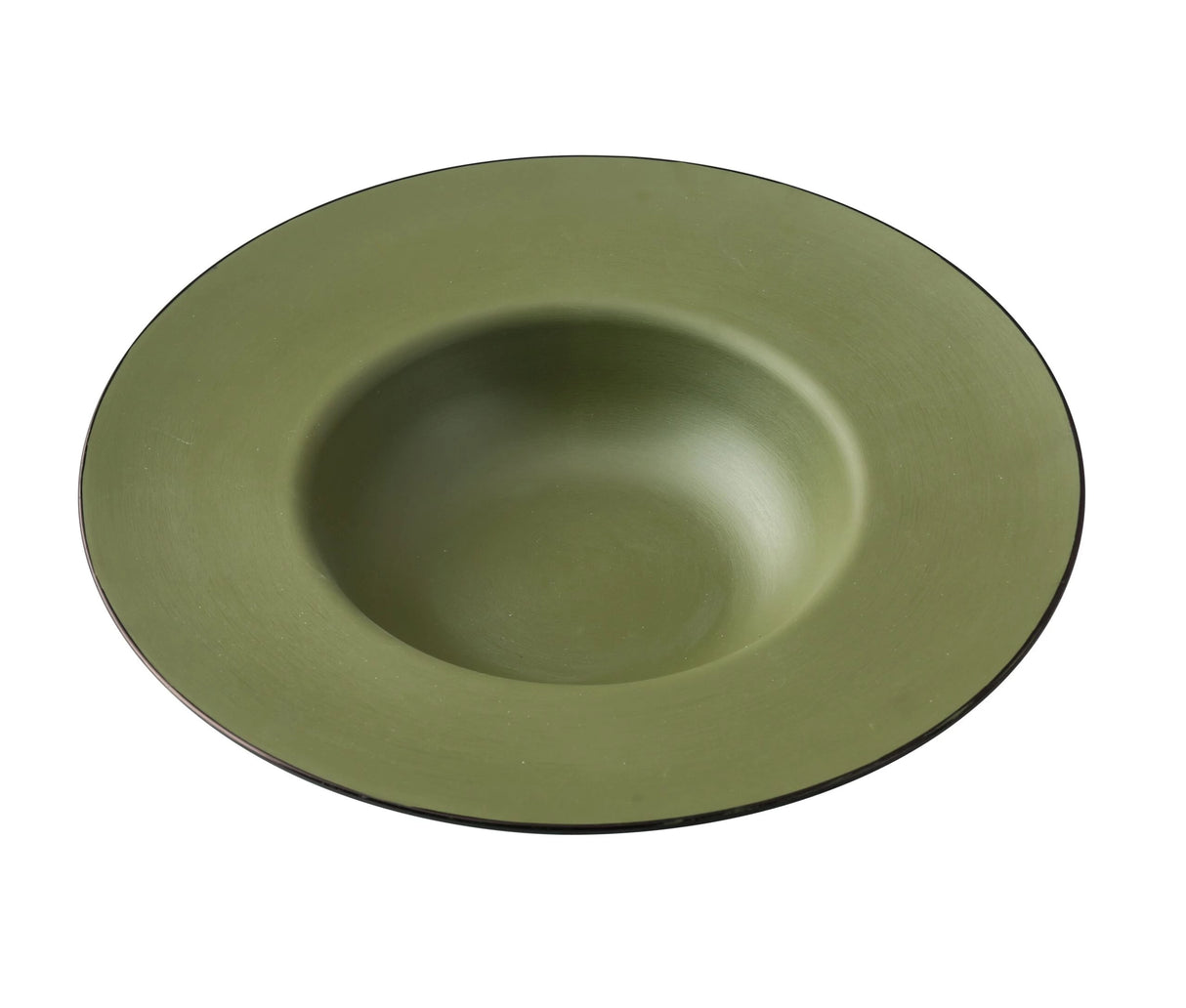 Yanco BIRMINGHAM - GREEN  11 1/2" X 6" X 2 3/8" DESSERT PLATE 16 OZ