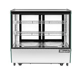 Migali C-42CTS-28 28” Wide Counter-Top Straight Glass Display Case Refrigerator