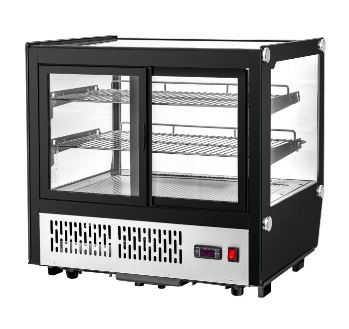 Migali C-42CTS-28 28” Wide Counter-Top Straight Glass Display Case Refrigerator