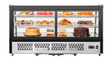 Migali C-70CTC-48 48” Wide Counter-Top Curved Glass Display Case Refrigerator