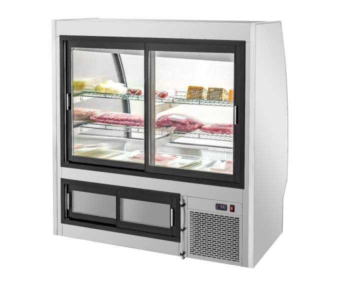 Migali C-DC-4 4 Ft Deli Display Case, Curved Glass