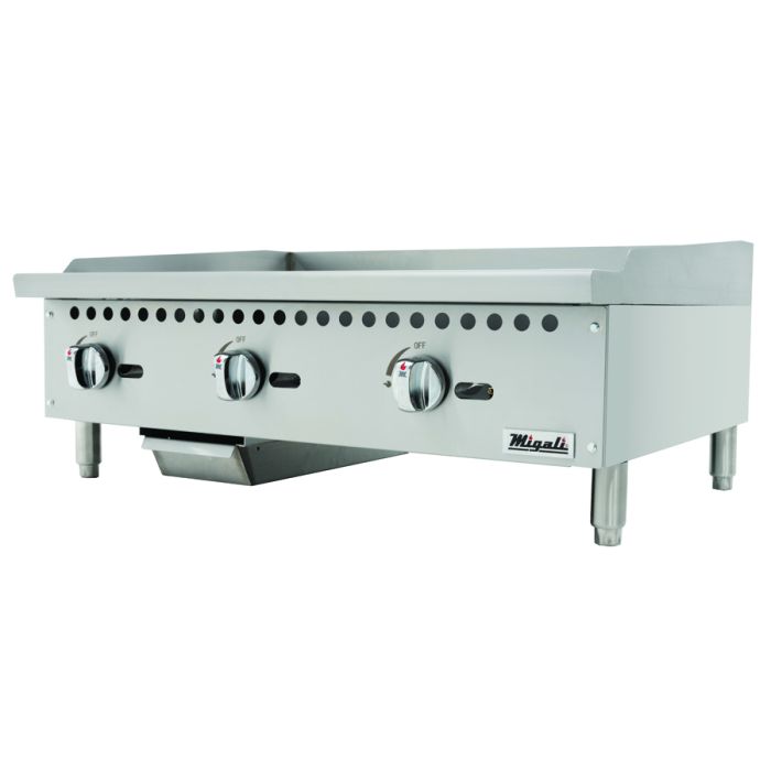 Migali C-G36 36″ Wide Manual Griddle - 90,000 BTU