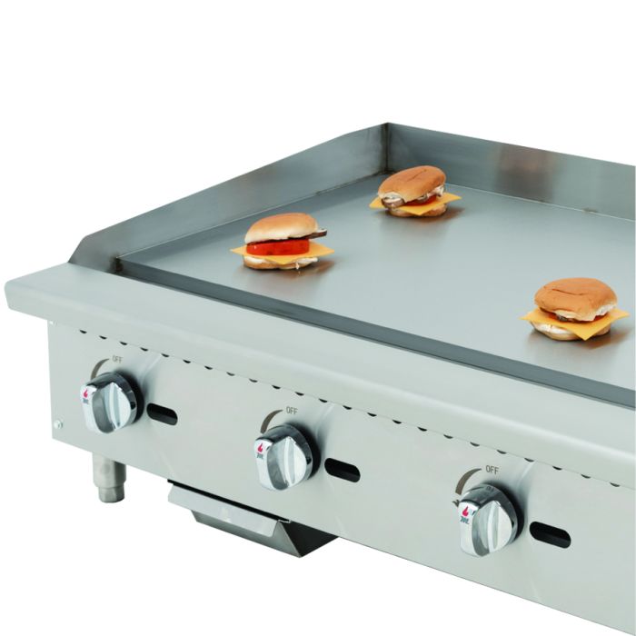 Migali C-G36T 36″ Wide Thermostatic Griddle - 75,000 BTU