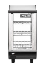 Migali C-HCT14-S 14" Wide Heated Counter-top Display Case, Straight Glass, Front & Rear Sliding Doors