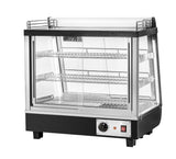 Migali C-HCT27-S 27" Wide Heated Counter-top Display Case, Straight Glass, Front & Rear Sliding Doors