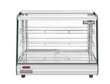 Migali C-HCT34 34" Wide Heated Counter-top Display Case, Straight Glass, Rear Sliding Doors