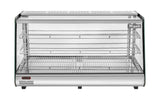Migali C-HCT47 34" Wide Heated Counter-top Display Case, Straight Glass, Rear Sliding Doors