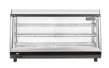 Migali C-HCT48-S 48" Wide Heated Counter-top Display Case, Straight Glass, Front & Rear Sliding Doors