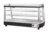 Migali C-HCT48-S 48" Wide Heated Counter-top Display Case, Straight Glass, Front & Rear Sliding Doors