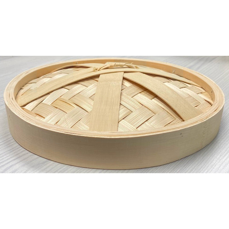 Naizhigu Bamboo Steamer -Dumpling Steamer-Steamer lid- multiple sizes
多尺寸竹蒸笼带不锈钢环