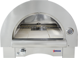33″ Countertop Wood Burning and Propane Gas 35,000 BTU Pizza Oven Stainless Steel