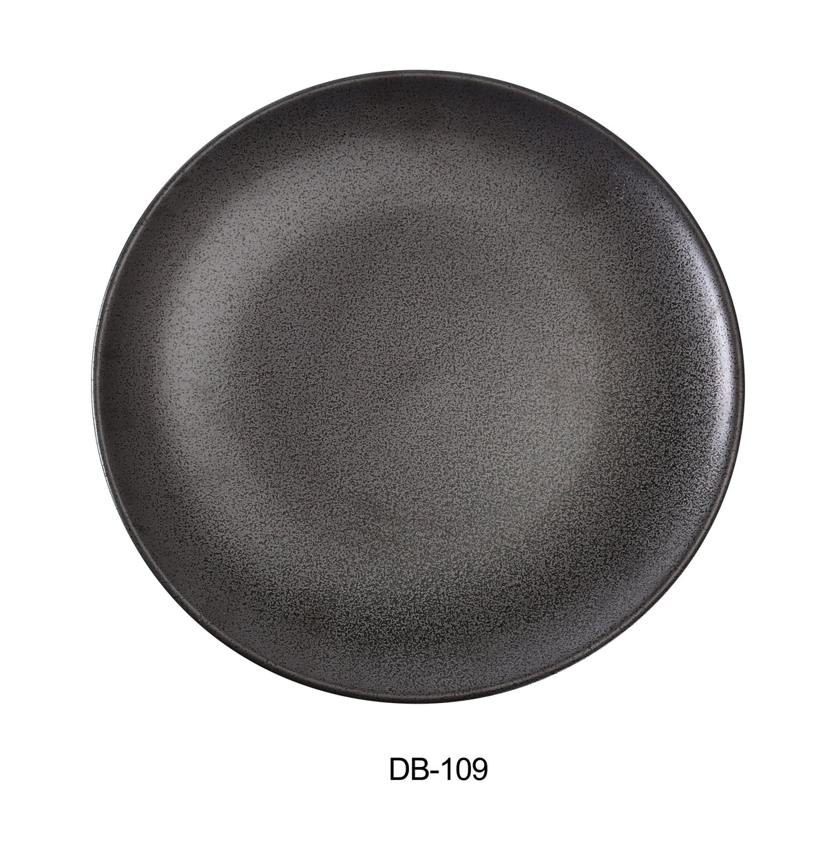 Yanco DB-109 9" X 7/8" COUPE SHAPE ROUND PLATE