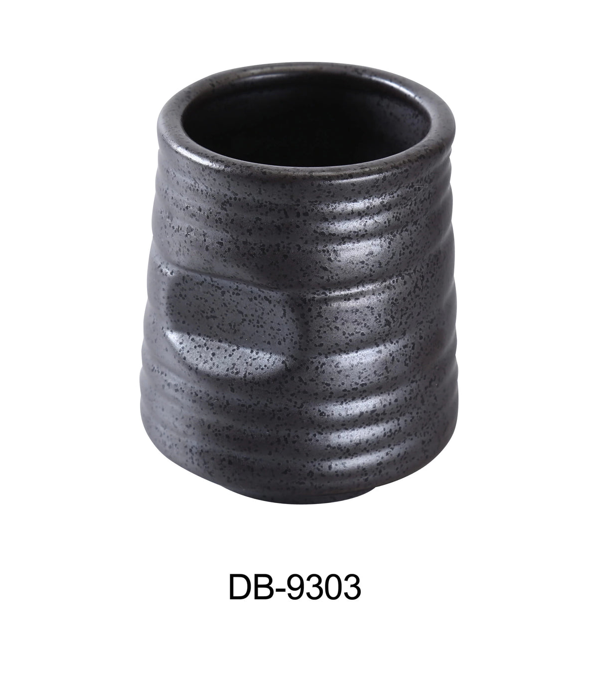 Yanco Diamond Black 3 1/8" X 3 3/4" Tea Cup 10 OZ  10 盎司茶杯