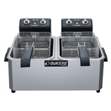 Dukers  DCF10ED 20lb Two Basket Electric Countertop Fryer (Free Shipping)+(Add to cart for discount)
