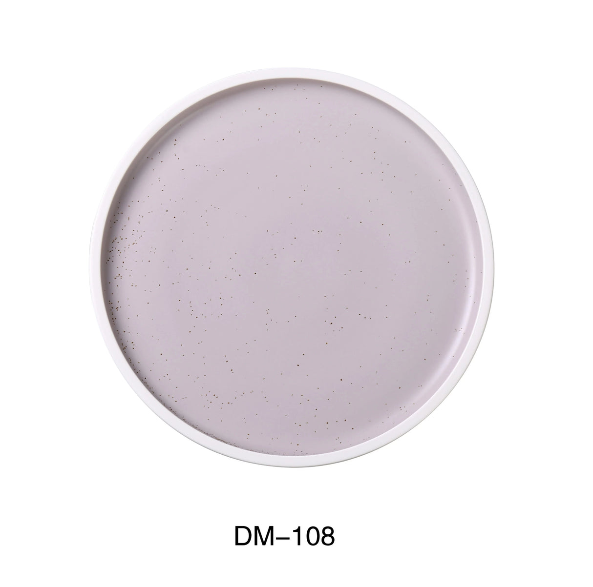 Yanco DM-108 8" X 3/4" ROUND PLATE WITH UPRIGHT RIM