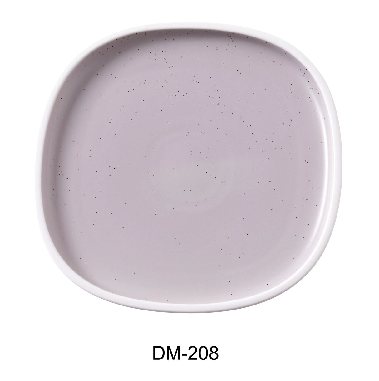 Yanco DM-208 8 1/4" X 3/4" SQUARE PLATE WITH UPRIGHT RIM