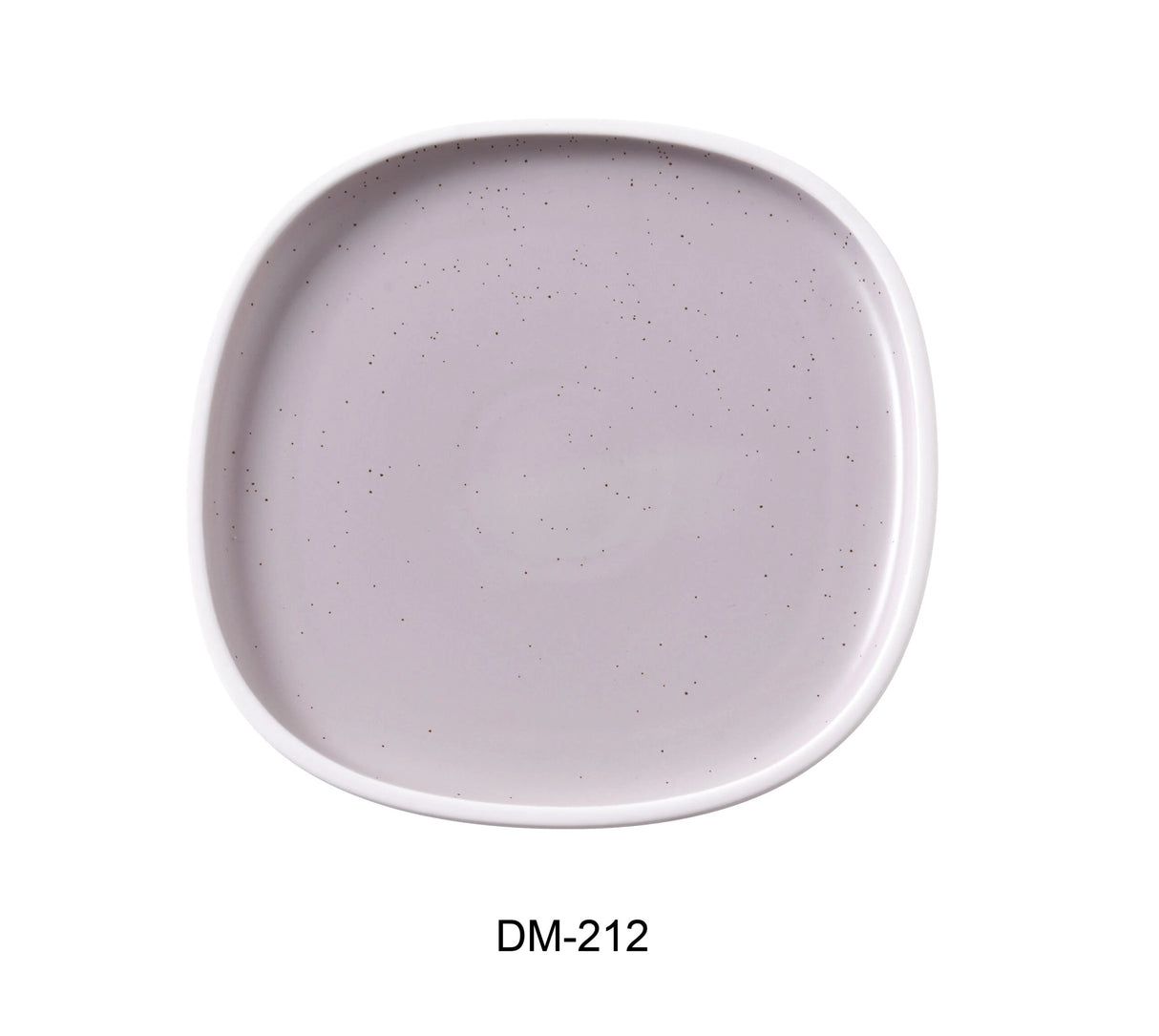 Yanco DM-212 12 1/4" X 7/8" SQUARE PLATE WITH UPRIGHT RIM