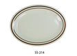 Yanco Sesame 14" X 10" Oval Platter