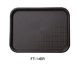 Yanco Serving Trays 14" x 10" Fast Food, Brown