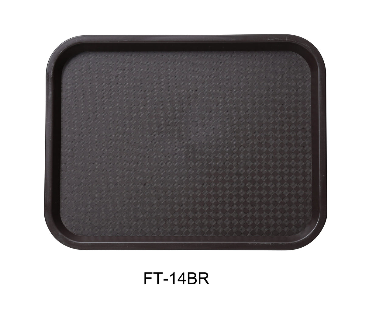 Yanco Serving Trays 14" x 10" Fast Food, Brown