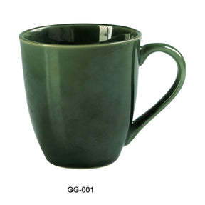 Yanco Green Gem 3 5/8" X 4" Mug 12 Oz
