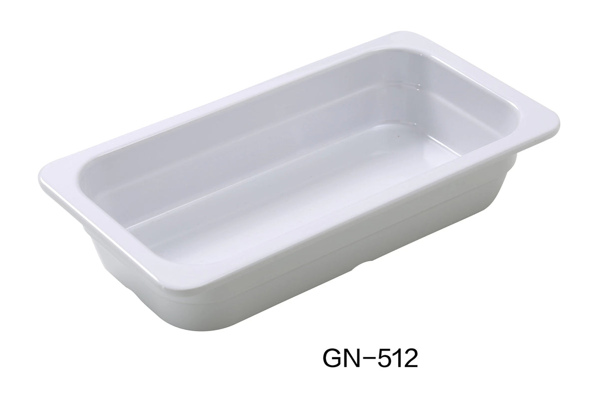 Yanco GN PAN COLLECTION  12.8" X 6.93" X 2.56" / 325 X 176 X 65mm PAN, GN 1/3