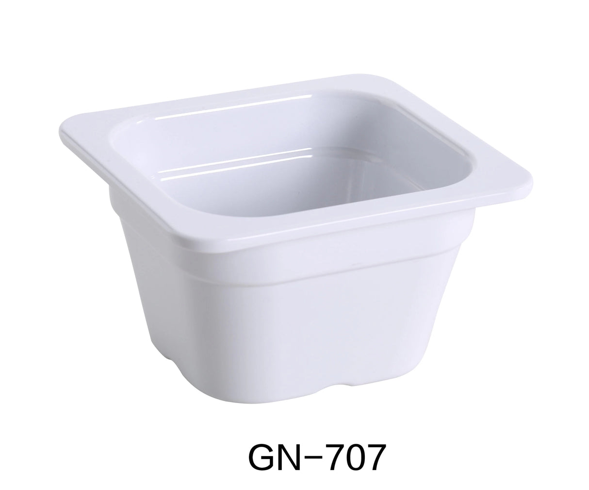 Yanco GN PAN COLLECTION 6.93" x 6.38" 3.94" / 176 X 162 X 100mm PAN, GN 1/6, 0.9L