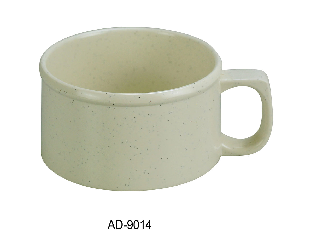 Yanco Sesame 4 1/8" X 2 3/4"H Soup Mug 12 Oz 