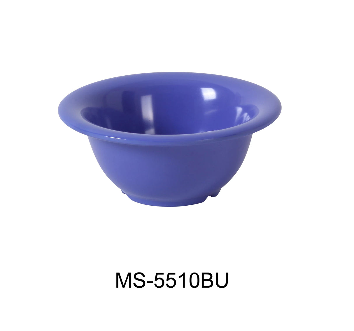 Yanco MILE STONE   5 3/8" X 2 1/4"H SOUP BOWL - 10 OZ BLUE