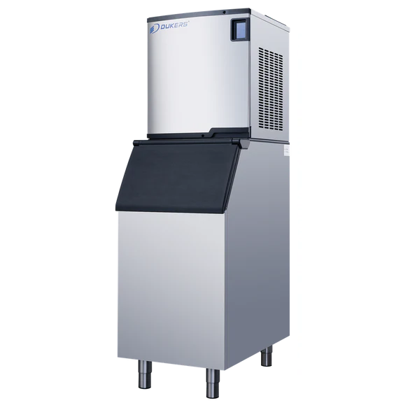 DIM500A Commercial Ice Machine with 352 lb Storage Bin – 496 lb Daily Production