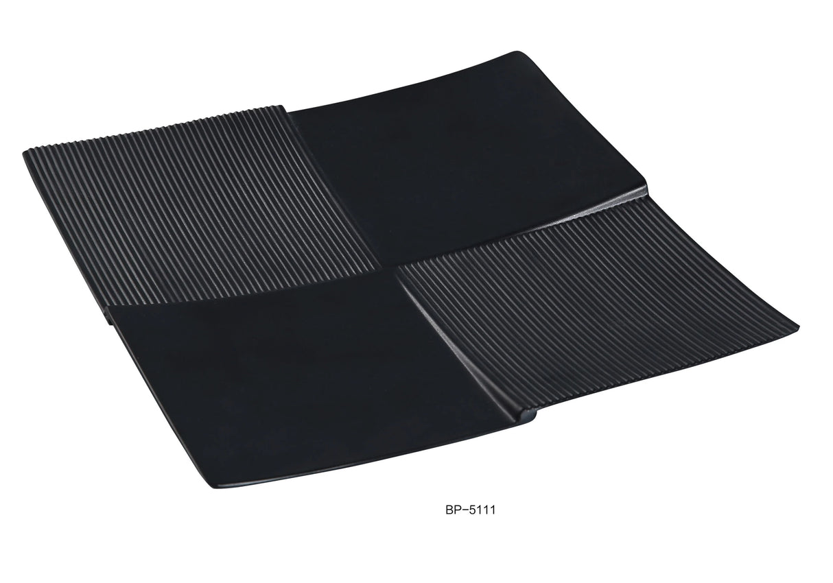 Yanco BLACK PEARL 11" SQUARE DISPLAY PLATE